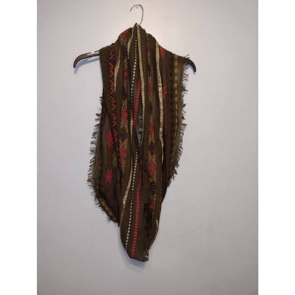 ECOTE One Size Infinity Scarf Green Tribal Print - Picture 3 of 4